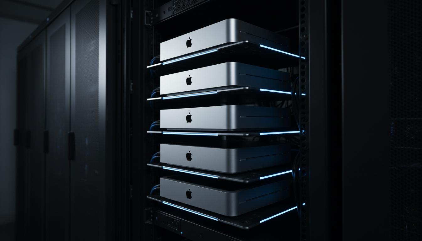 Apple Rack Chassis NodeFerro — Local AI Infrastructure on Apple Silicon